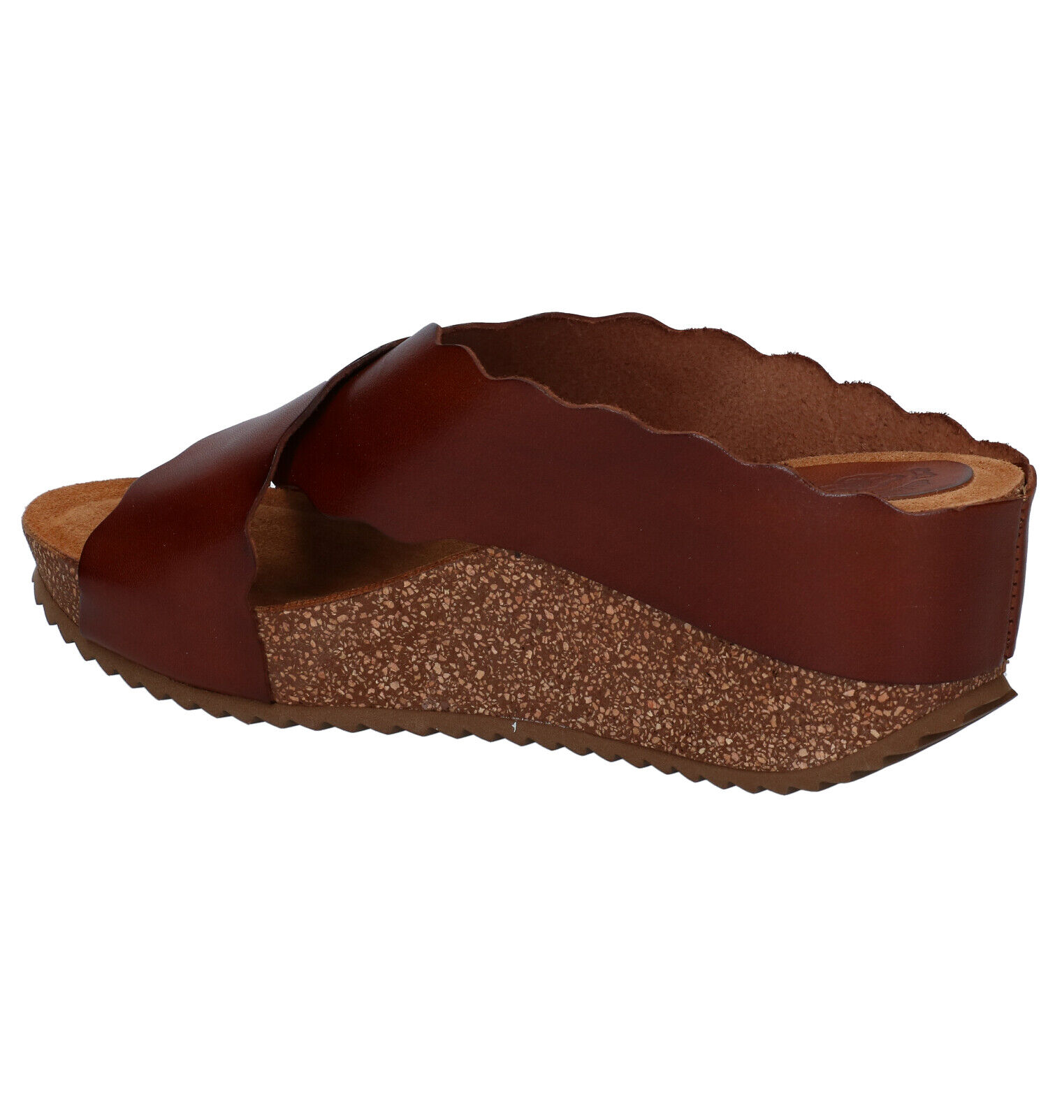 Hee Cognac Slippers Dames Slippers Online op TORFS.BE