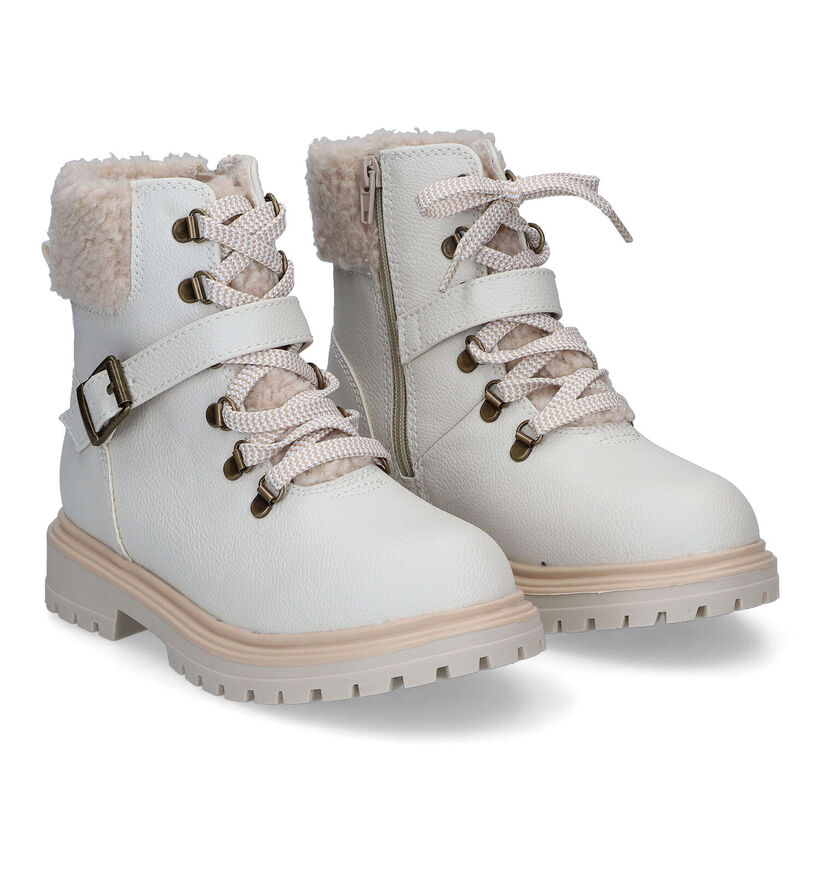 Milo & Mila Bottines robustes en Beige pour filles (313584)