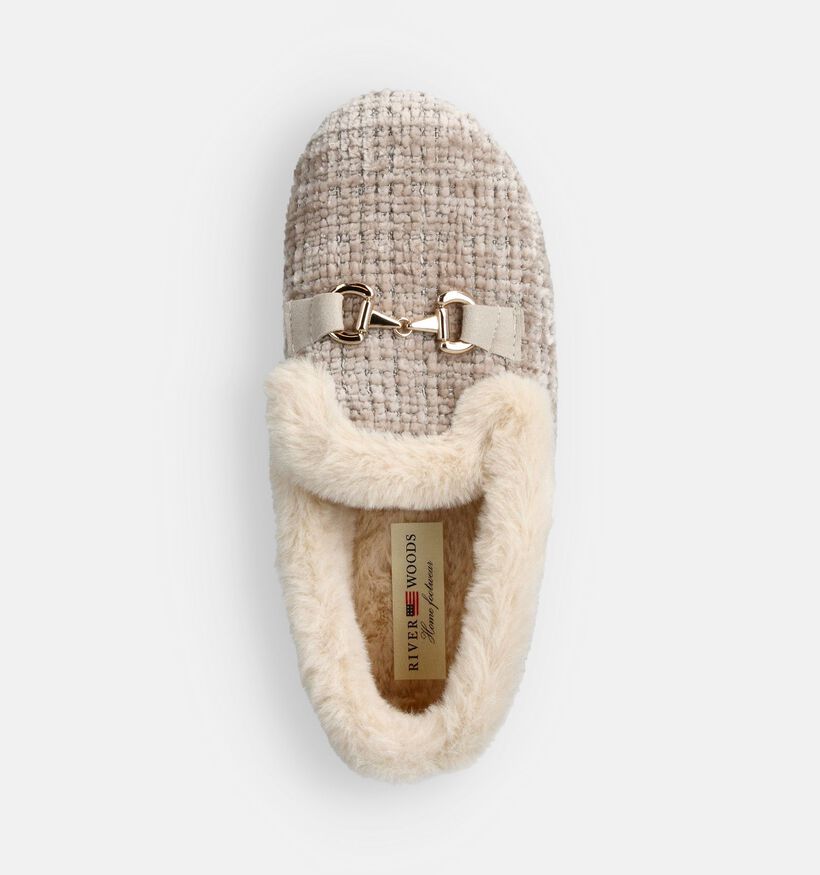 River Woods Bodi Donkerbeige Gesloten Pantoffels voor dames (363683)