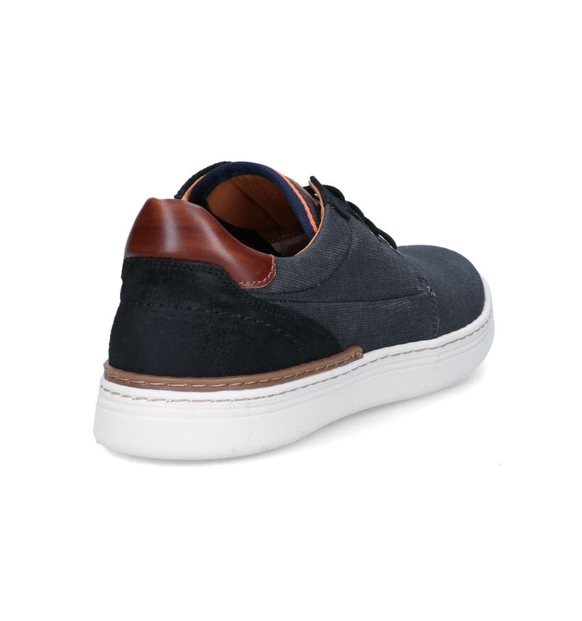 Bullboxer Chaussures à lacets en Noir pour hommes (321348) - pour semelles orthopédiques