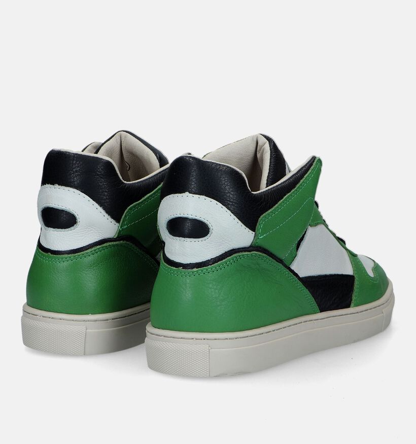 CKS Collette Groene Hoge sneakers voor dames (331718) - geschikt voor steunzolen