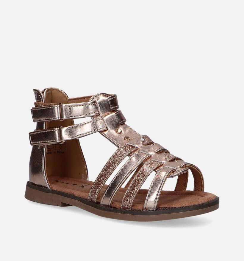 Milo & Mila Rose gold Sandalen voor meisjes (340781)