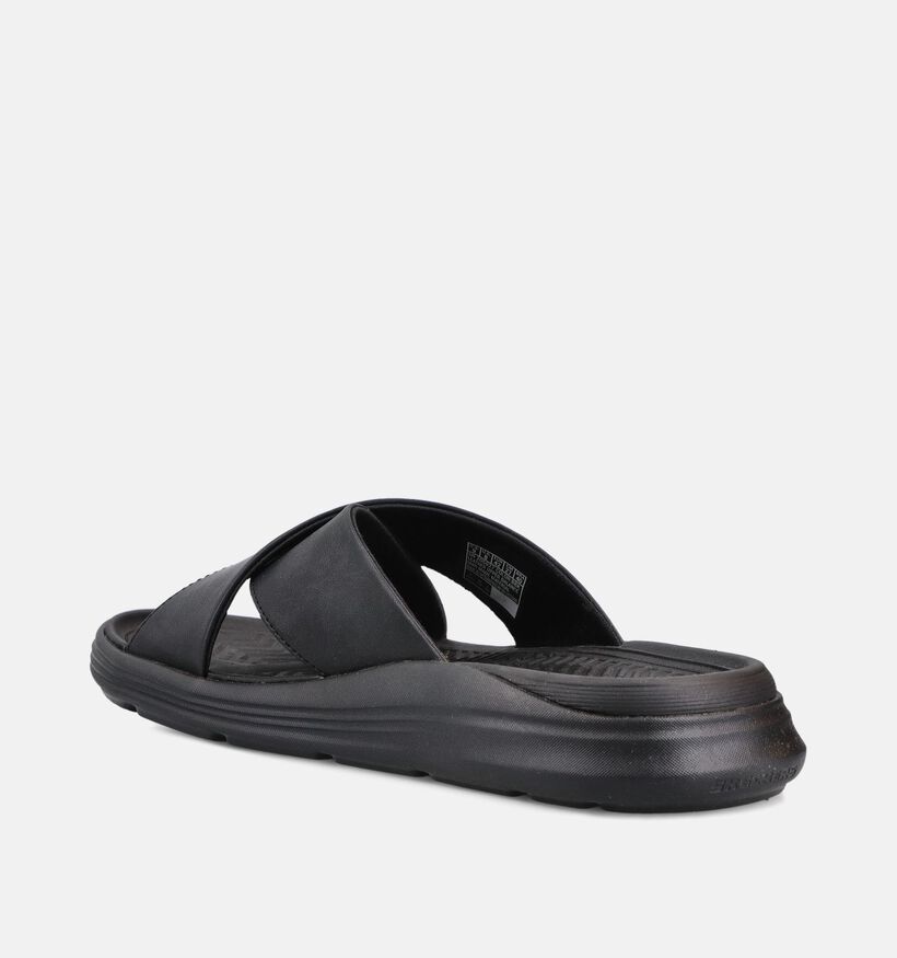 Skechers Zwarte Slippers voor heren (371040)