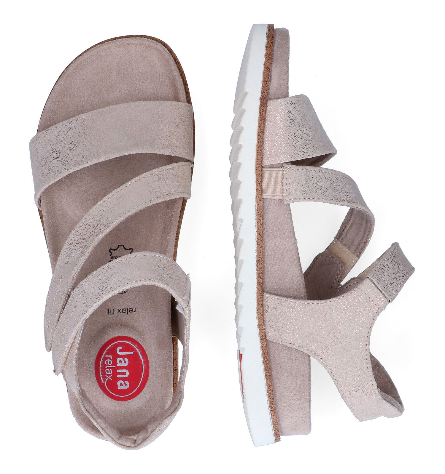 Jana Gouden Sandalen Dames Sandalen Online op TORFS.BE