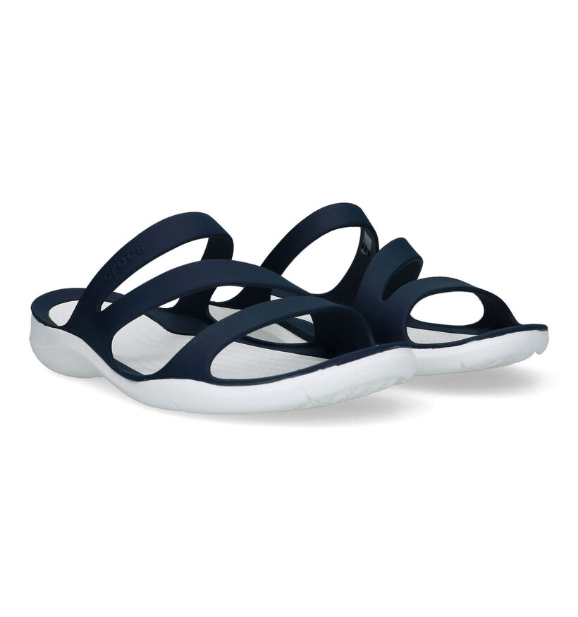 Crocs Swiftwater Nu-pieds en Bleu pour femmes (341359)