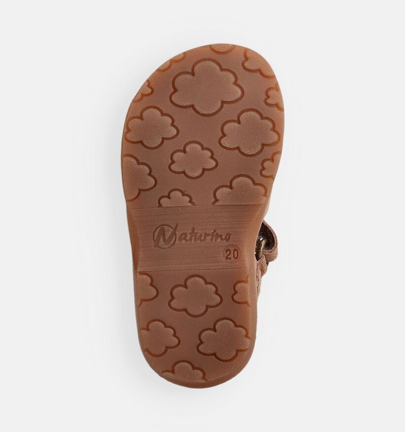 Naturino Zaffiro Suede Sandales pour b&eacute;b&eacute; en Marron pour filles, gar&ccedil;ons (371624)