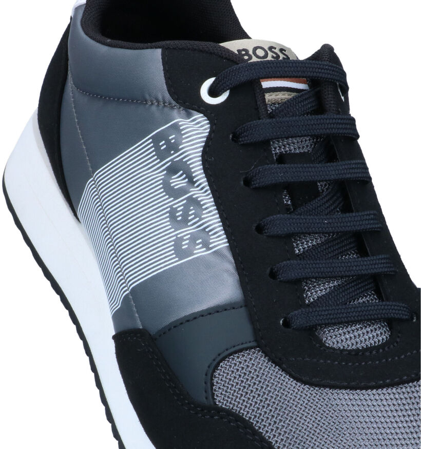 BOSS Kai Runn Baskets en Gris pour hommes (320716)