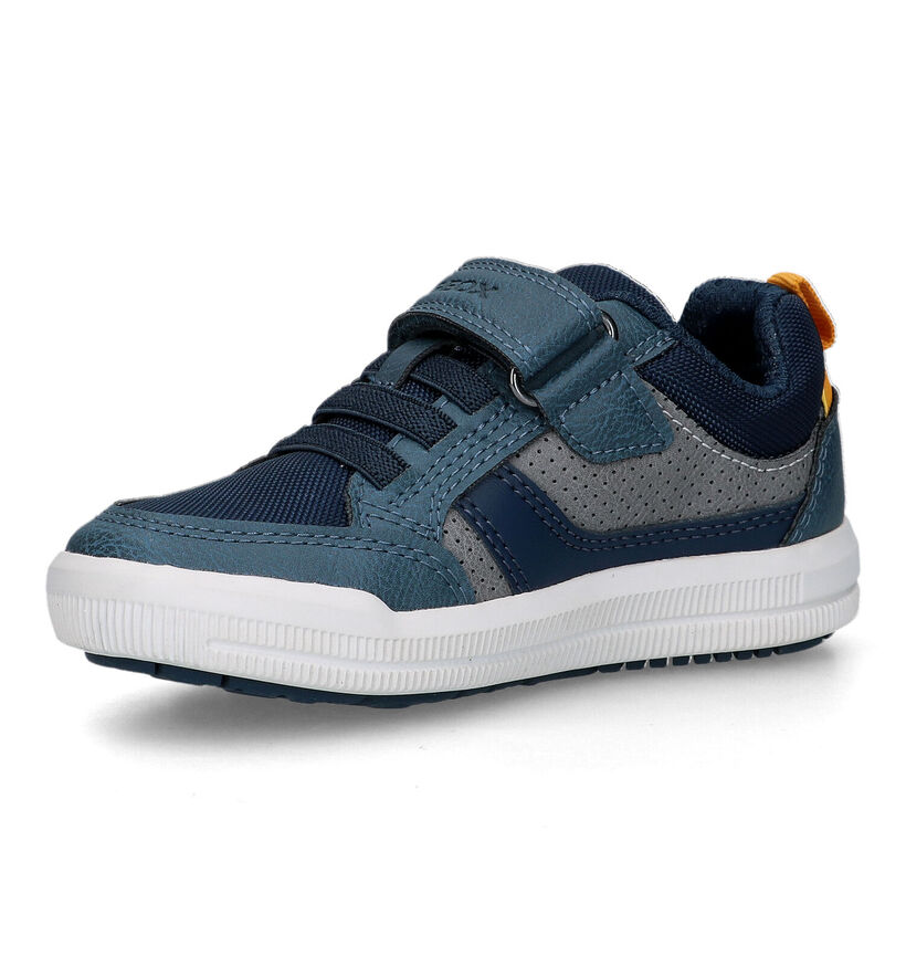 Geox Omefu Chaussures à velcro en Bleu pour garçons (320619) - pour semelles orthopédiques