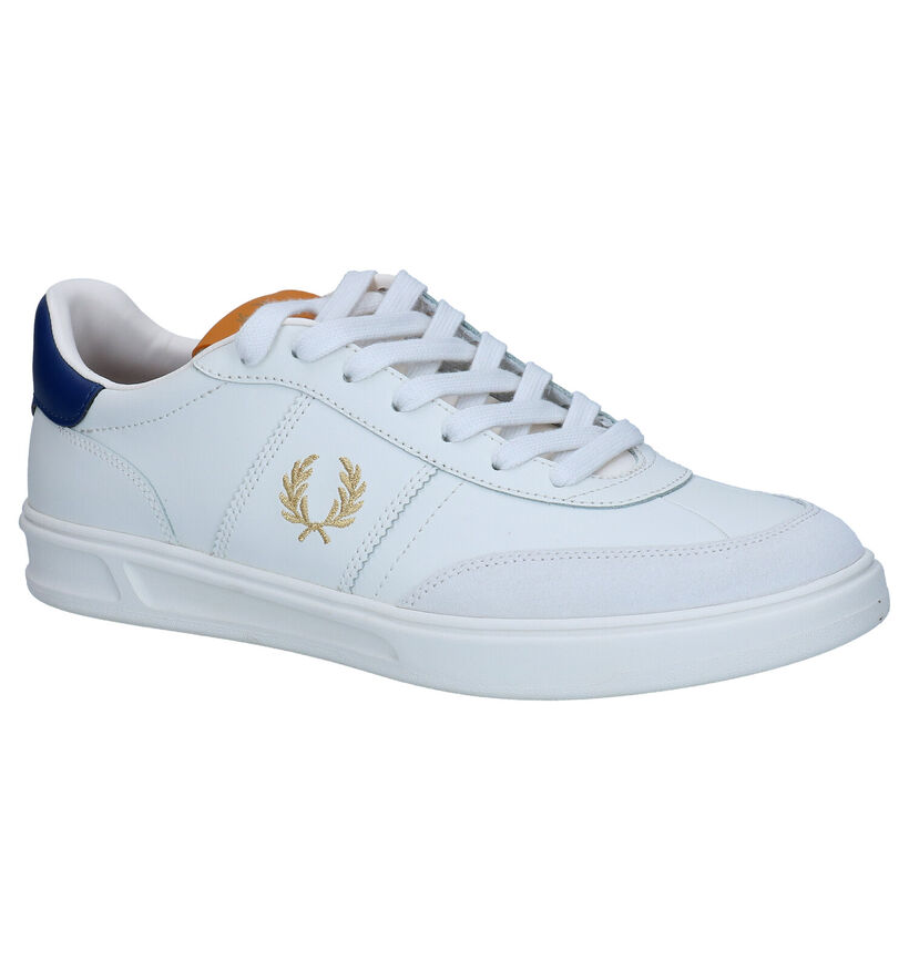 Fred Perry Chaussures à lacets en Écru en cuir (292421)