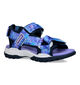 Geox Borealis Blauwe Sandalen in stof (326621)