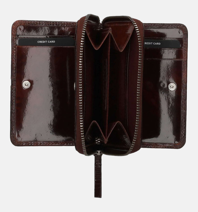 Burkely Colbie Porte-monnaie zipp&eacute; en Bordeaux pour femmes (380458)