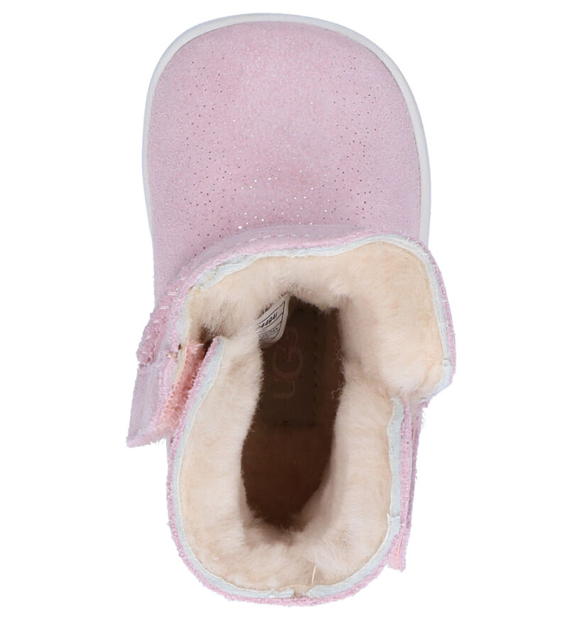 UGG Keelan Sparkle Bottes pour Bébe en Rose en daim (254110)