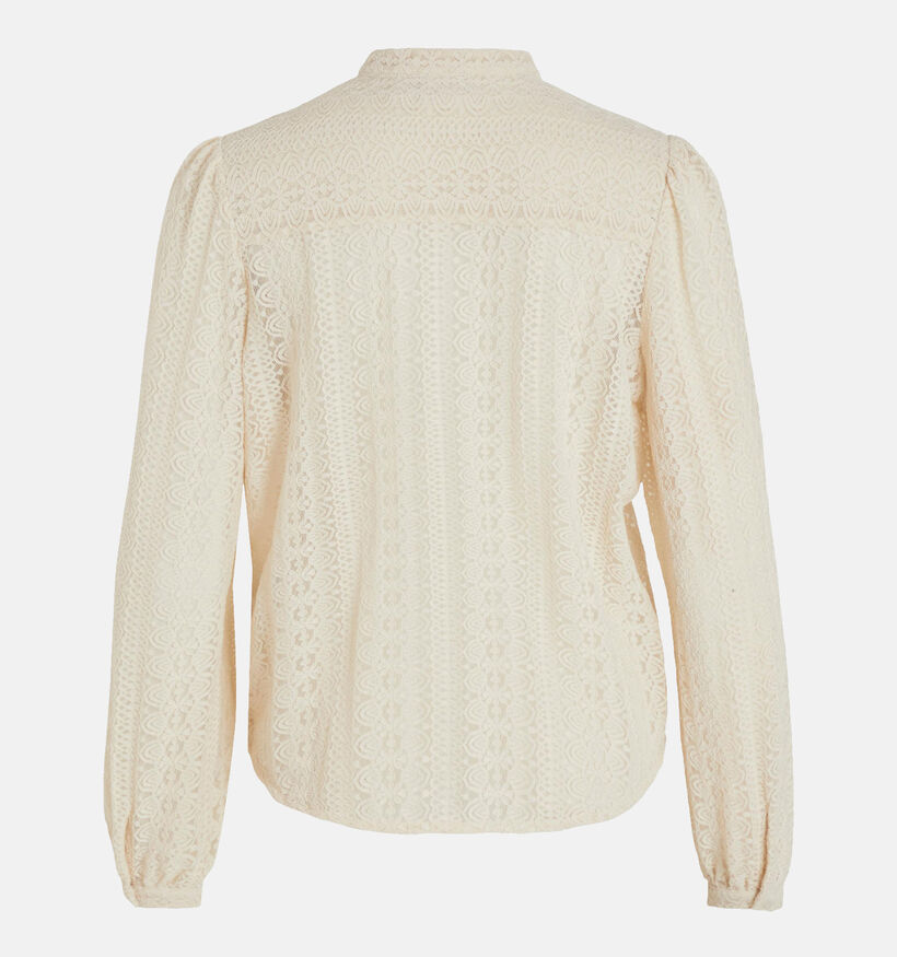 Vila Chikka Lace Zwarte Kanten Blouse voor dames (328870)