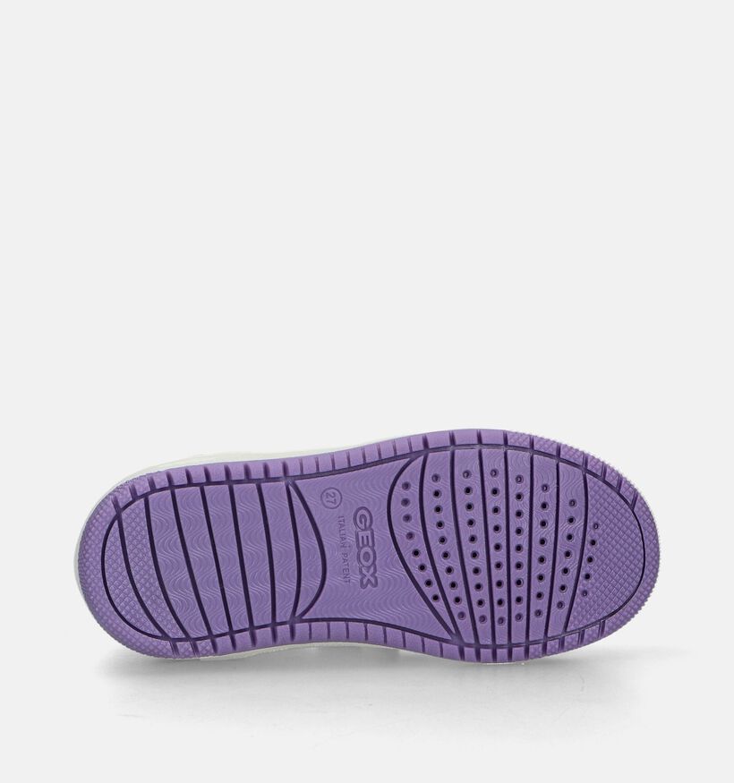 Geox Washiba Baskets en Blanc pour filles (335799) - pour semelles orthop&eacute;diques