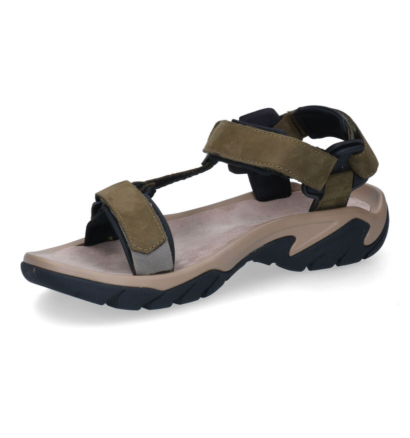 Teva Terra Sandales en Camel en nubuck (321947)