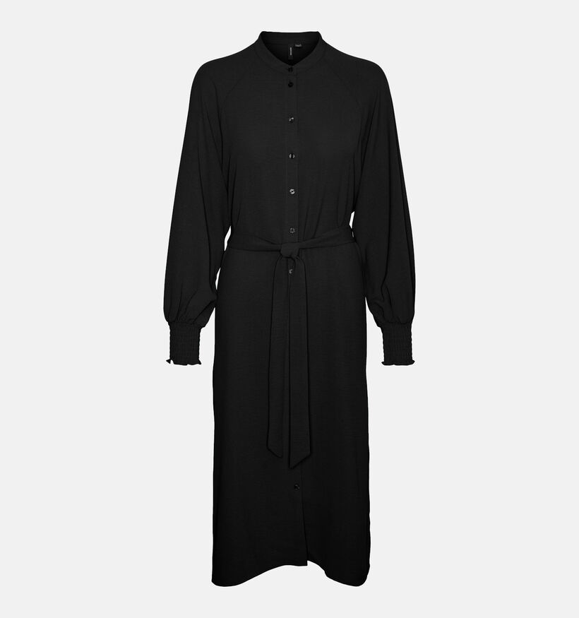 Vero Moda Carla Robe chemise en Noir pour femmes (330869)