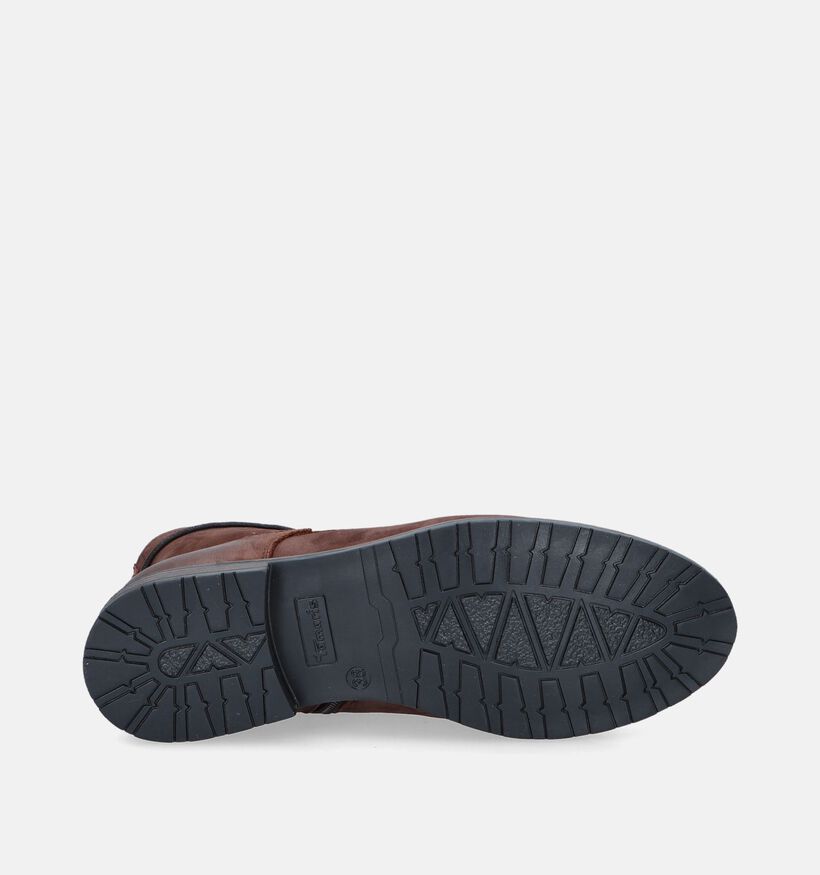 Tamaris Bottines à lacets en Brun foncé pour femmes (344676)