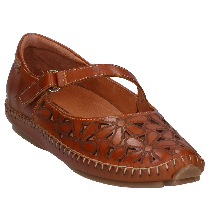 Pikolinos Ballerines en Cognac en cuir (290268)