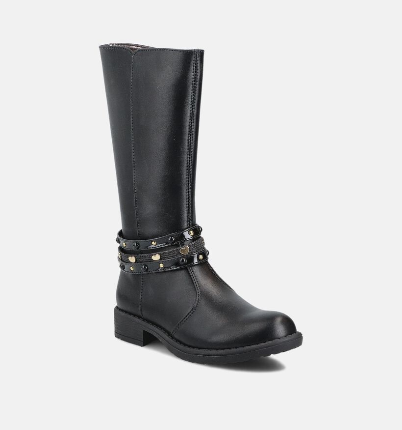 Asso Bottes hautes en Noir pour filles (364570)