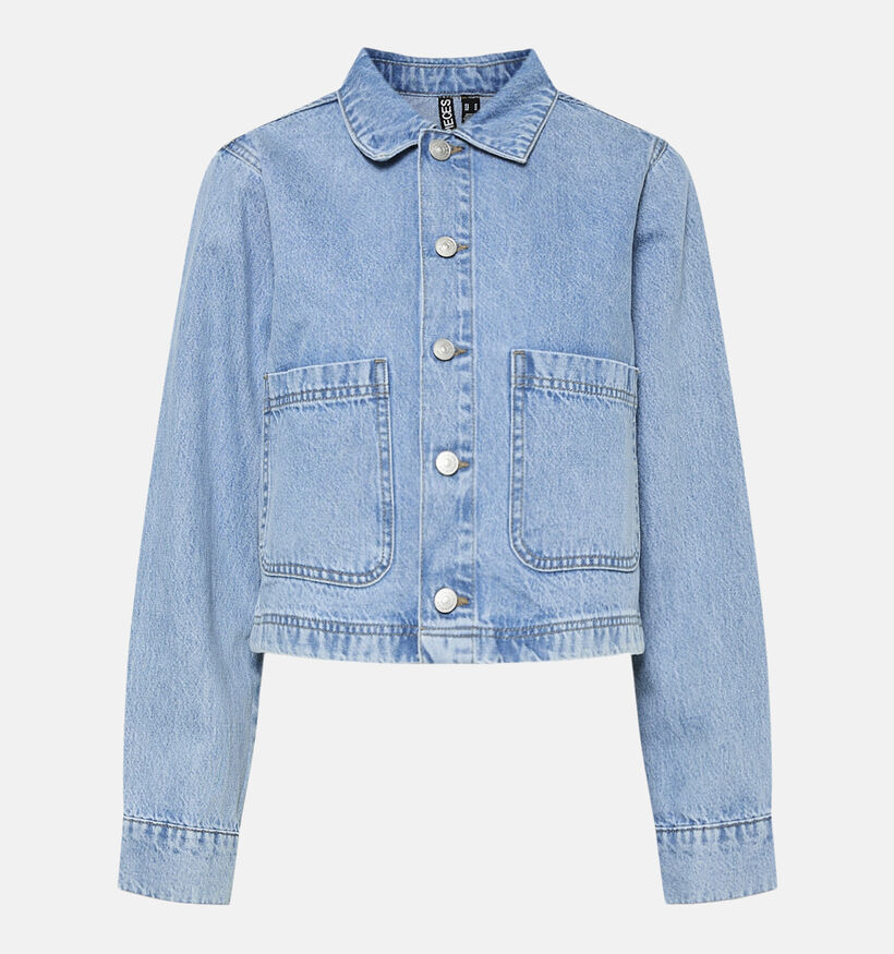 Pieces Sky Blauwe Jeansjas voor dames (352453)