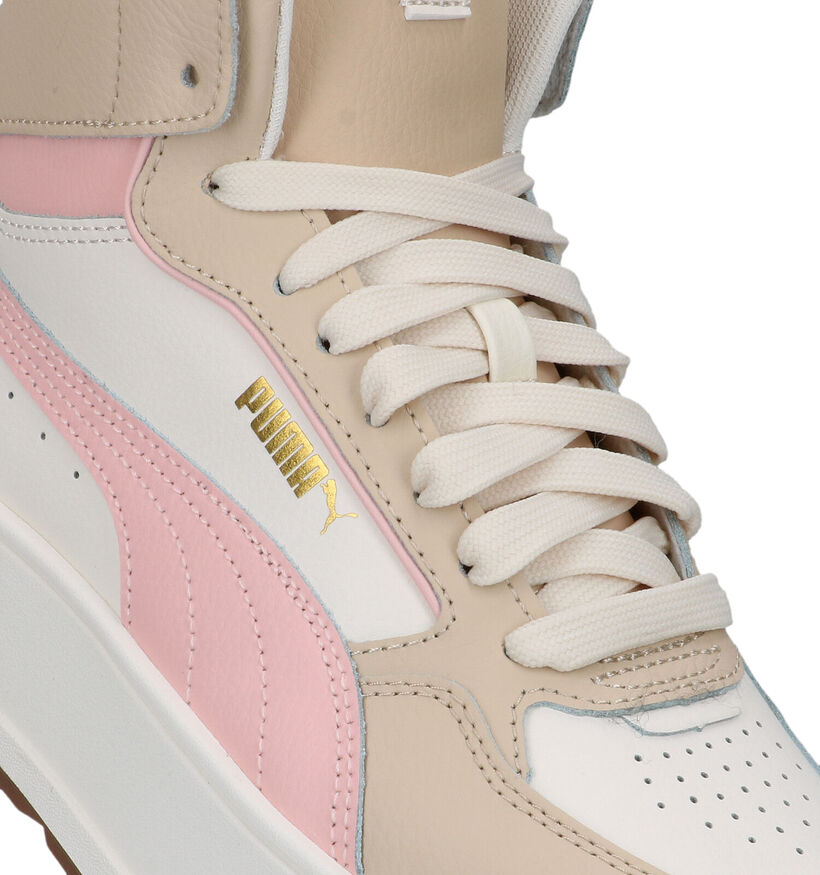 Puma Karmen Rebelle Mid Beige Sneakers voor dames (318651) - geschikt voor steunzolen