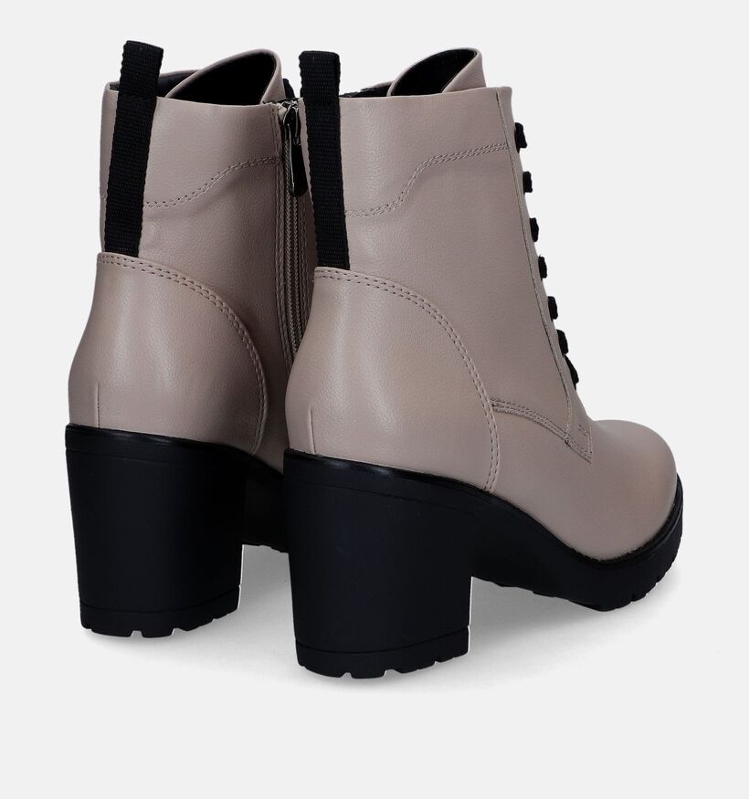 Marco Tozzi Bottines à lacets en Beige foncé pour femmes (312953)
