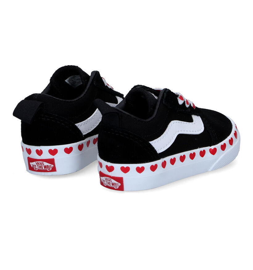 Vans Ward Slip On Baskets en Noir en textile (303055)