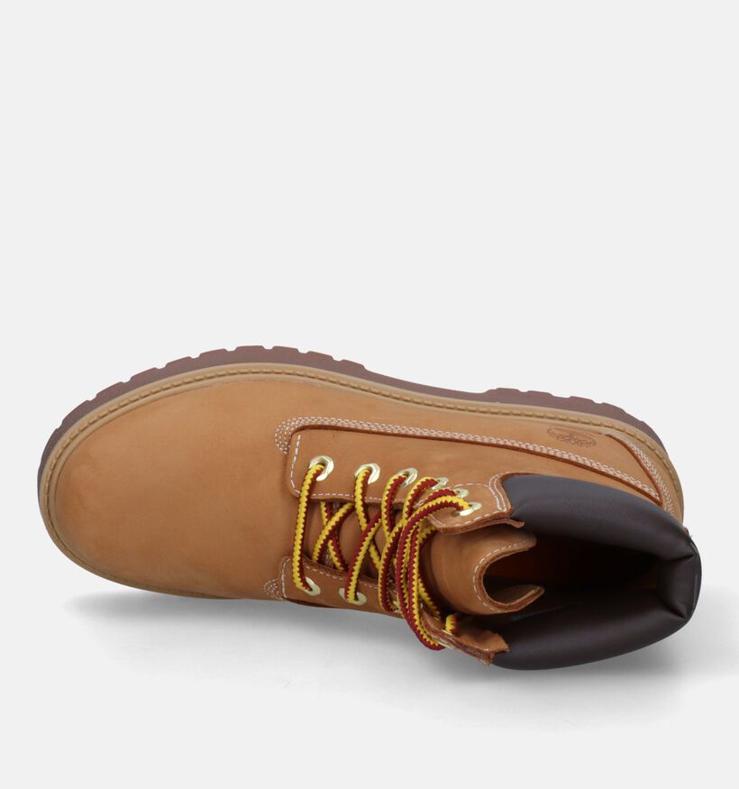 Timberland Stone Street 6IN WP Bottines en Camel pour femmes (328667) - pour semelles orthopédiques