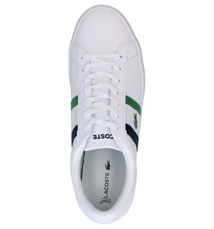 Lacoste Lerond Witte Sneakers in kunstleer (266948)