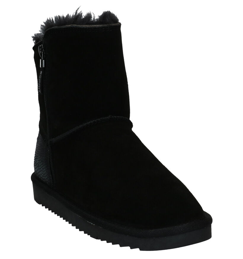 Esprit Bottes de neige en Noir en daim (279820)