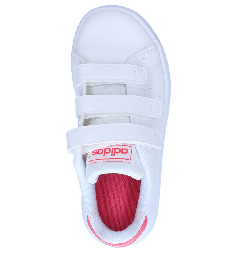 adidas Advantage C Baskets en Blanc pour filles (319539) - pour semelles orthopédiques