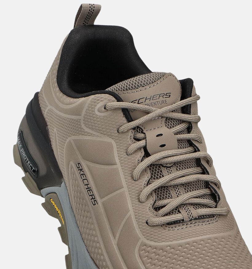 Skechers Max Protect Irongaurd Taupe Sneakers voor heren (362190)