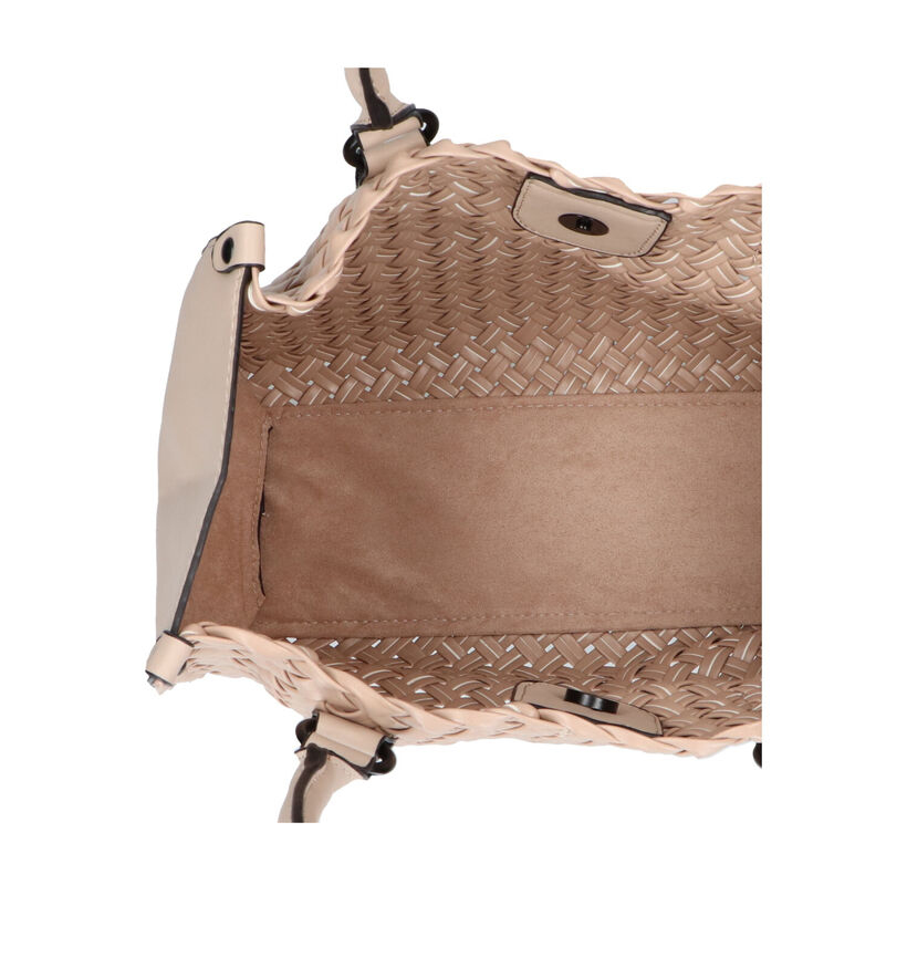 Emily & Noah Francis Beige Handtas in kunstleer (299598)