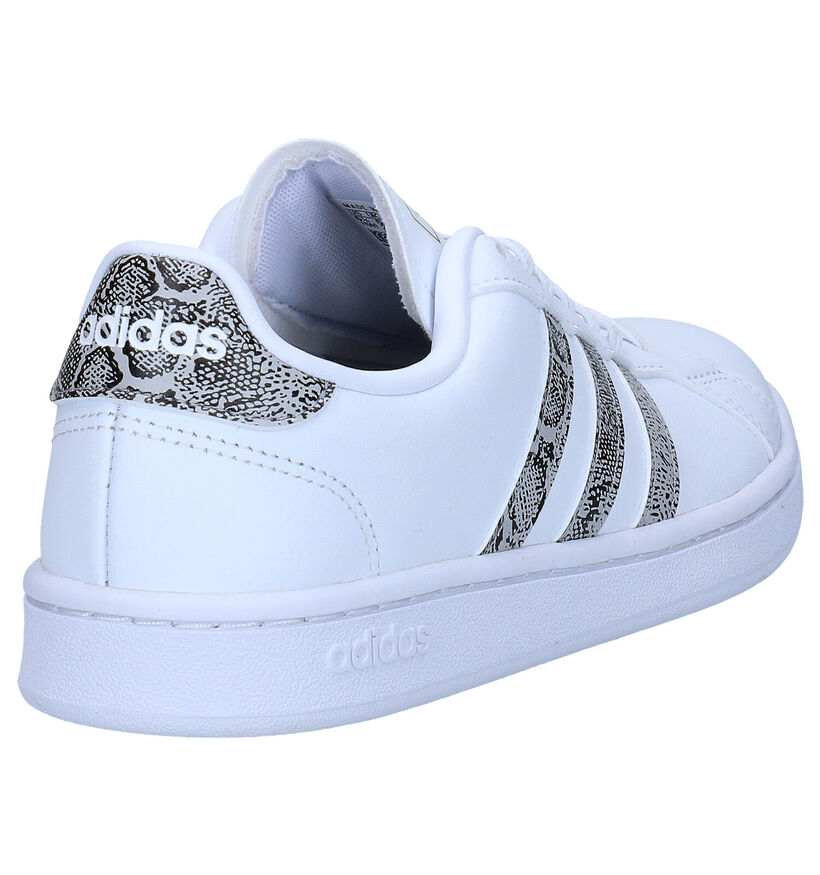 adidas Grand Court Witte Sneakers in kunstleer (276444)