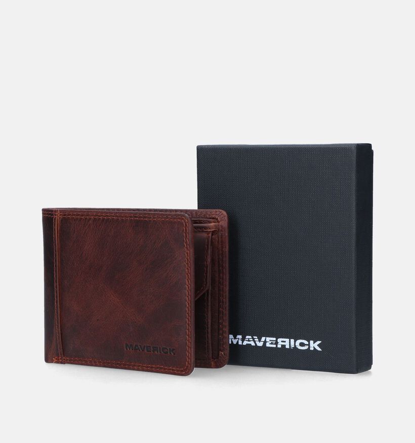 Maverick Portefeuille en Marron pour hommes (358806)