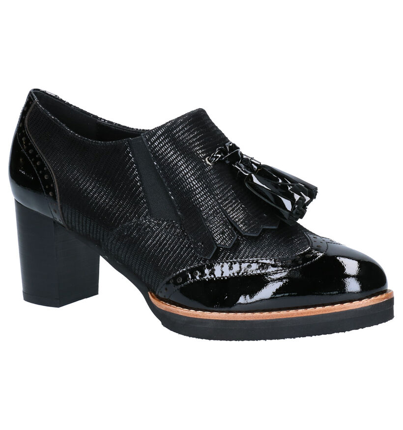 Crinkles Escarpins montants en Noir en cuir verni (262313)