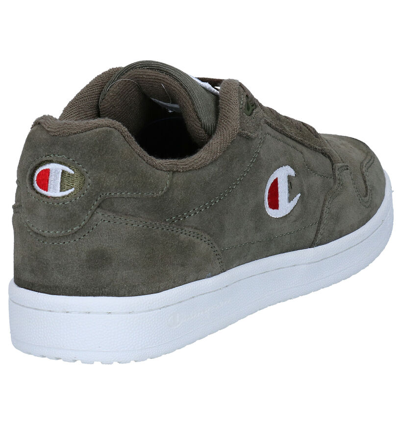 Champion New York Low Baskets en Kaki en cuir (279083)