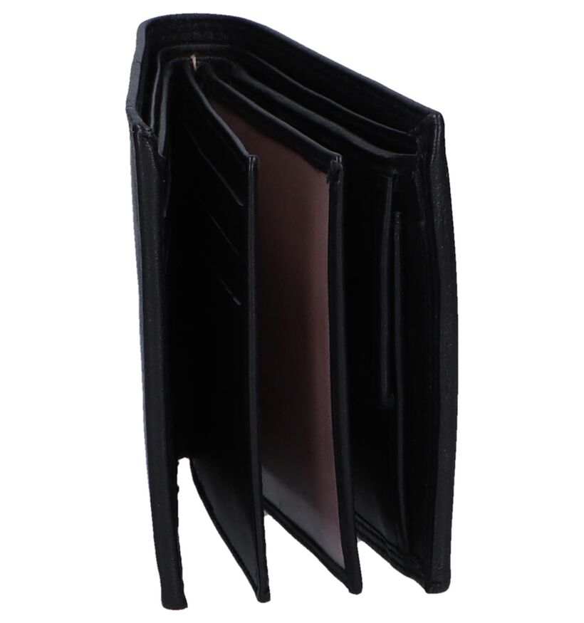 Zwarte Portefeuille Euro-Leather, Zwart, pdp