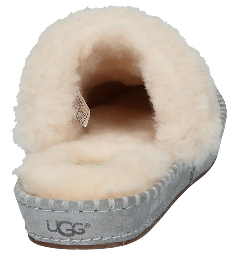 UGG Pantoufles ouvertes en Gris en daim (206395)