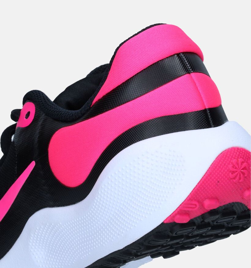 Nike Revolution 7 GS Baskets en Noir pour filles (332196)