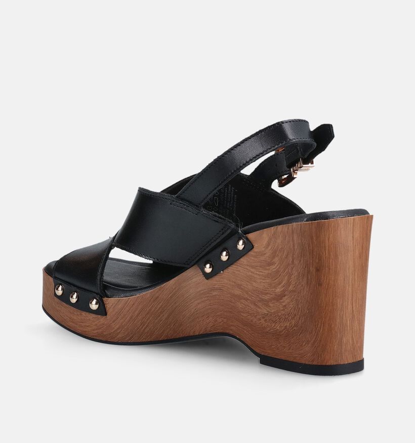Tamaris ANTISlide Zwarte Sandalen met Hoge Hak voor dames (371793)