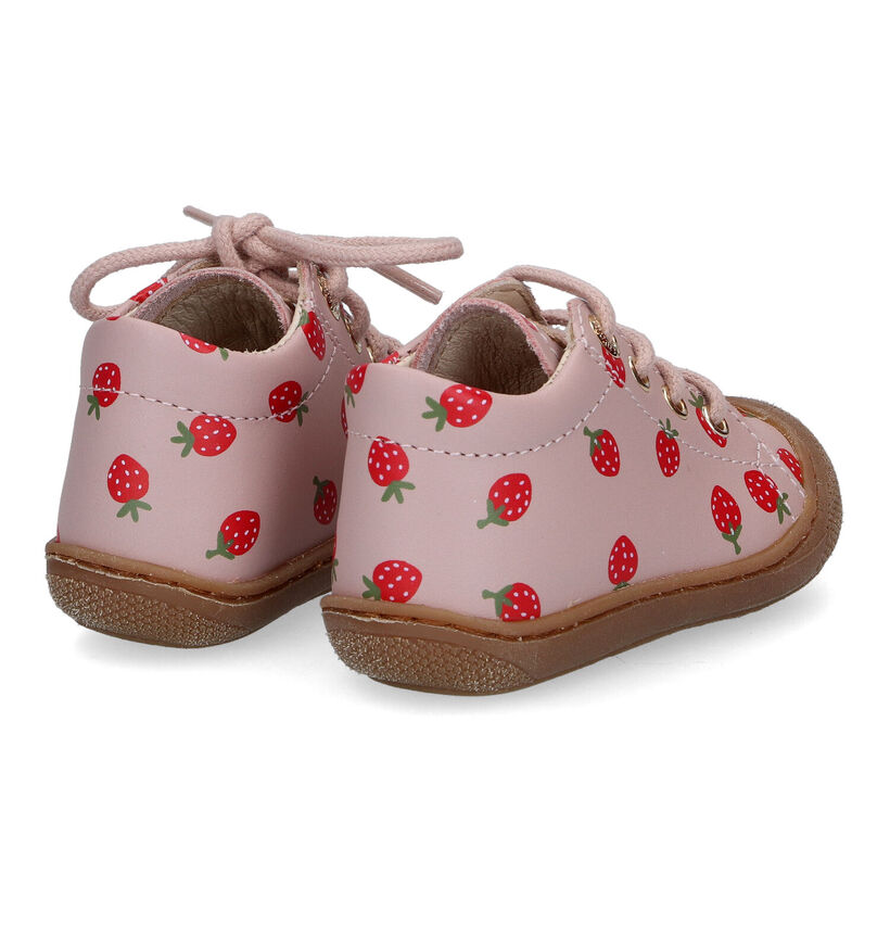 Naturino Cocoon Roze Babyschoenen voor meisjes (316120) - geschikt voor steunzolen