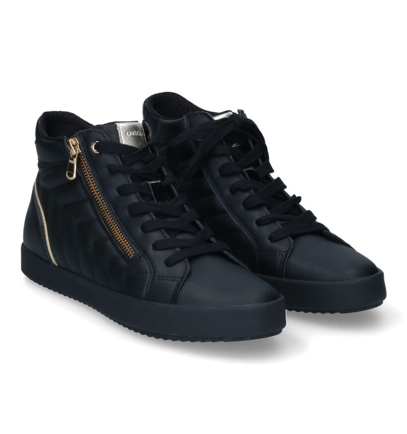 Geox Blomiee Bottines en Noir en simili cuir (312835)