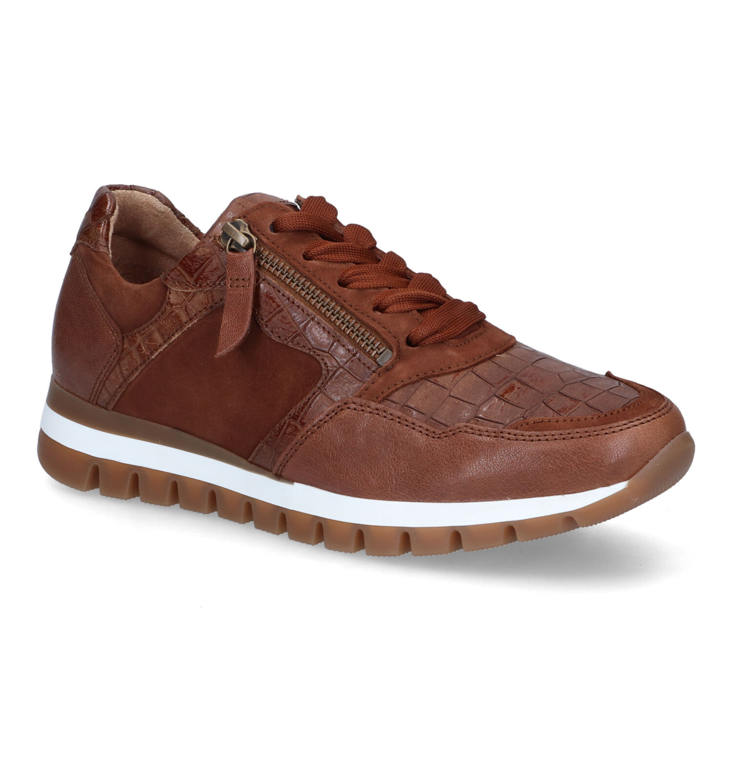 Gabor OptiFit Cognac Sneakers Dames Sneakers Online op TORFS.BE