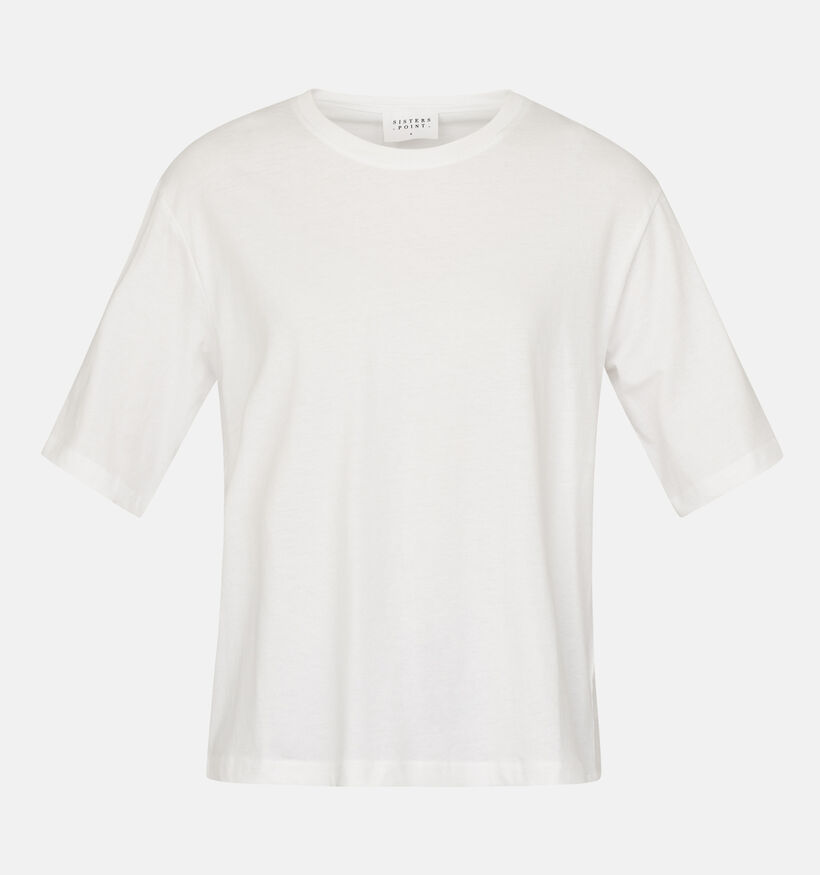 Sisters Point Heda Witte T-shirt voor dames (384458)