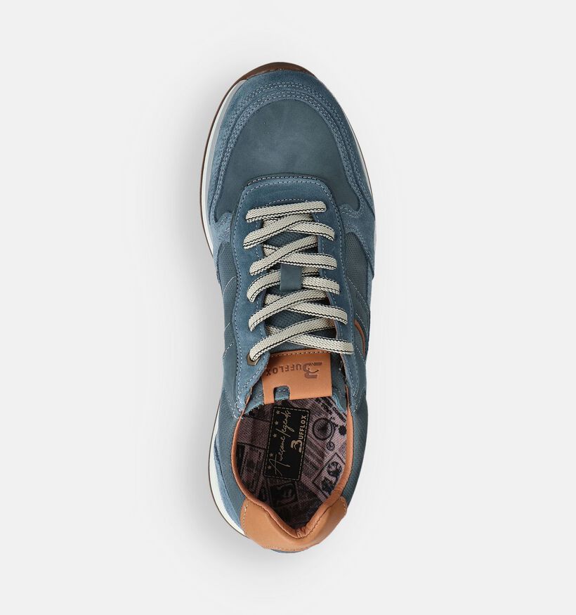 Bufflox Madrid 3 Blauwe Veterschoenen voor heren (370227) - geschikt voor steunzolen