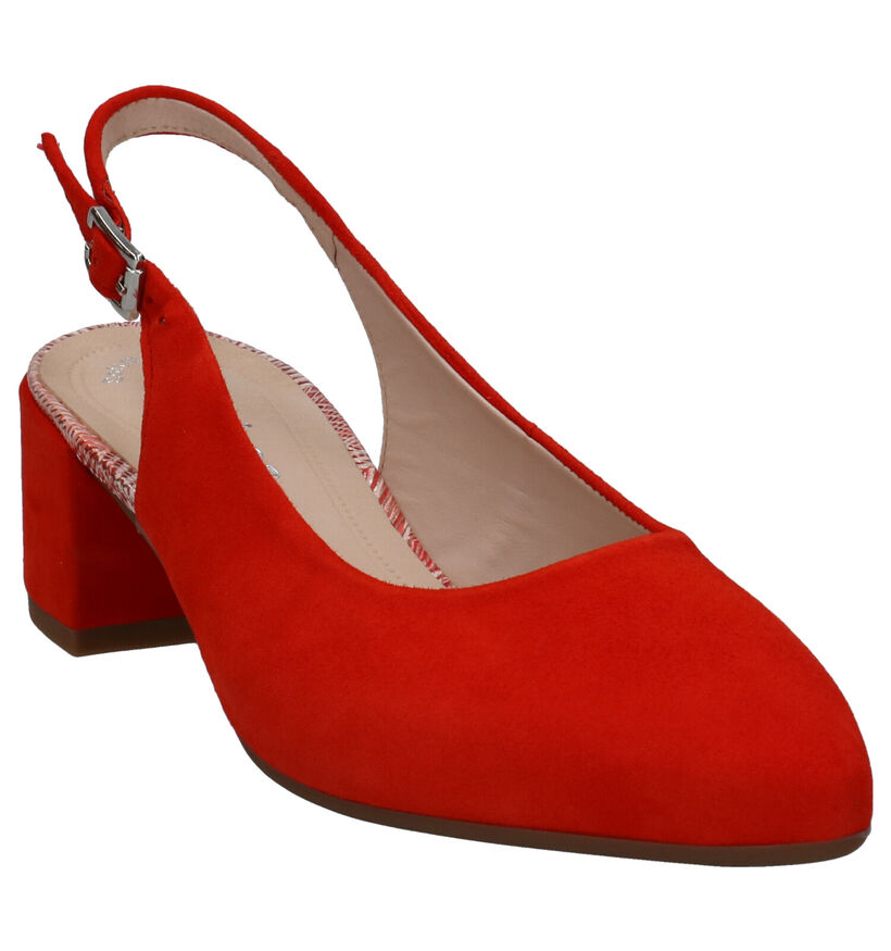 Gabor Soft Move Escarpins en Rouge en nubuck (271706)