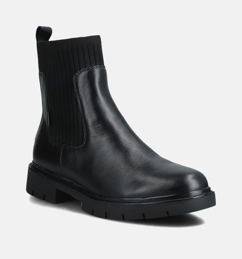 Tamaris Comfort Bottines Chelsea en Noir pour femmes (362913) - pour semelles orthopédiques