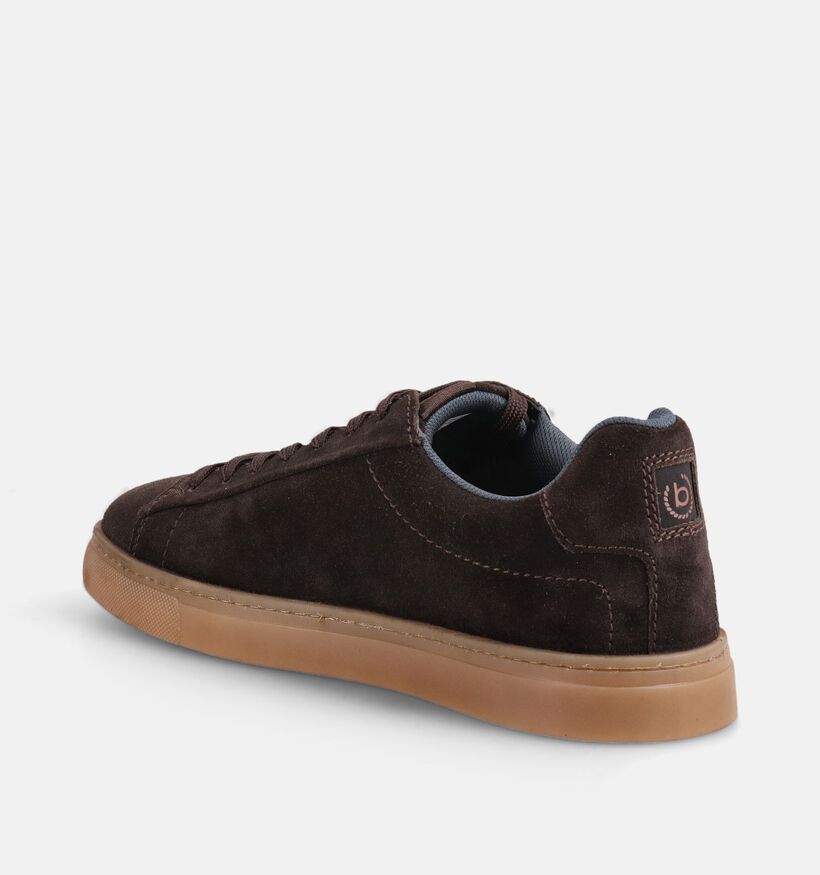Bugatti Fido Chaussures plates en Brun fonc&eacute; pour hommes (375938) - pour semelles orthop&eacute;diques