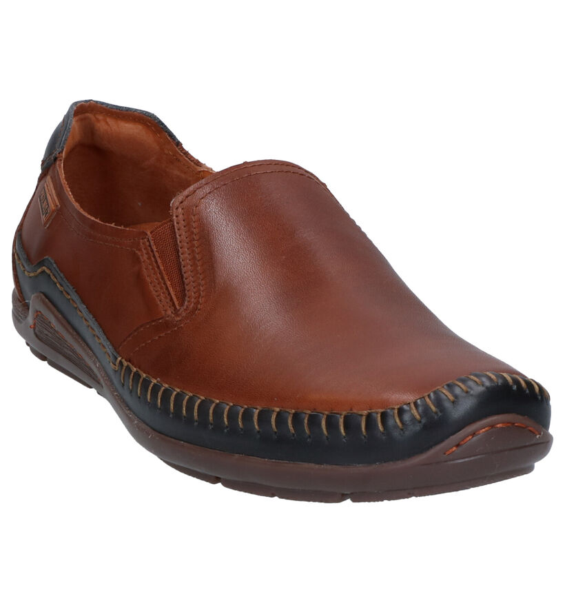 Pikolinos Azores Chaussures sans lacets en Cognac en cuir (289152)